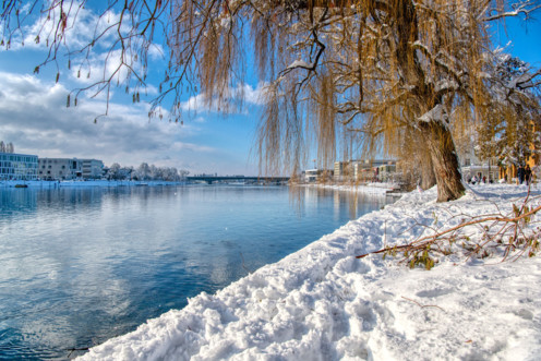 Winter in Konstanz - aufgenommen im Januar 2021Lizenzerwerb durch MTK
